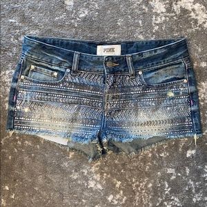 VS PINK jean shorts